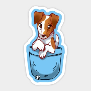 Pocket Smooth Fox Terrier Dog Sticker